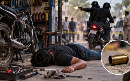 गोलियों से दहला बहादराबाद, दो बदमाशों ने वर्कशाप संचालक को बनाया शिकार