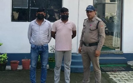 रिटायर एसई की करोड़ों की जमीन कब्जाने वाले दो गिरफ्तार