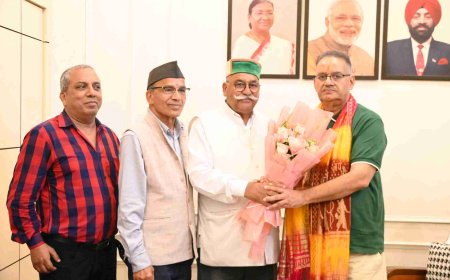 मसूरी में गढ़वाल सभा भवन के लिए भूमि आवंटन पर पदाधिकारियों ने मंत्री गणेश जोशी का जताया आभार