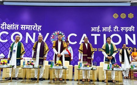 आईआईटी रुड़की दीक्षांत समारोह 2026 में उच्च शिक्षा, शोध और नवाचार की उपलब्धियों का जश्न*