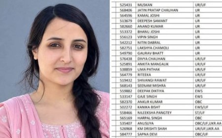 उत्तराखंड: जखोल की अनुसूया रावत का लोअर पीसीएस में चयन, खाद्य पूर्ति निरीक्षक बनीं