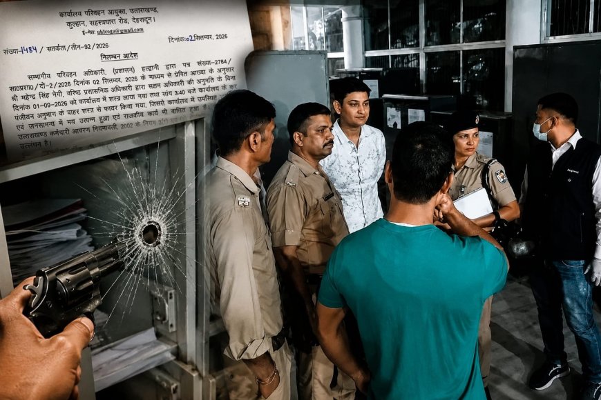 आरटीओ में फायरिंग करने वाला अधिकारी सस्पेंड, मुकदमा होना भी संभव