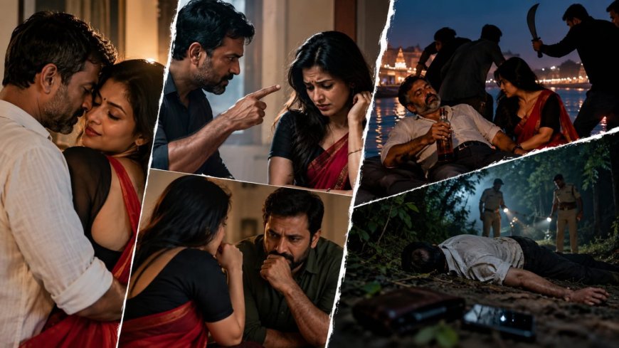 महिला ने पहले बनाए अवैध संबंध, फिर मन भरा तो पति संग मिलकर प्रेमी की कर दी हत्या