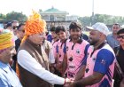 मुख्यमंत्री पुष्कर सिंह धामी की पहल: पंचकूला में नमो क्रिकेट लीग में खेलकर युवाओं को दिलाई नशामुक्ति की शपथ