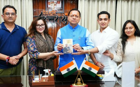मुख्यमंत्री धामी ने International Shooter जसपाल राणा के जीवन पर आधारित पुस्तक का विमोचन किया