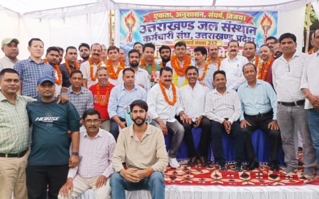 नंदलाल जोशी फिर से निर्विरोध बने उत्तराखंड जल संस्थान कर्मचारी संघ के प्रदेश महामंत्री, कर्मचारियों में खुशी का माहौल