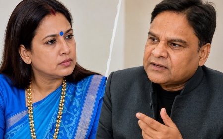 रेखा आर्य के आरोपों पर पति गिरधारी लाल साहू का पलटवार, बोले- सड़क से उठाकर मंत्री बनाया