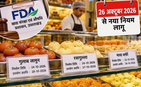 उत्तराखंड में 26 अक्टूबर से खुली मिठाइयों पर भी लिखनी होगी निर्माण और एक्सपायरी डेट
