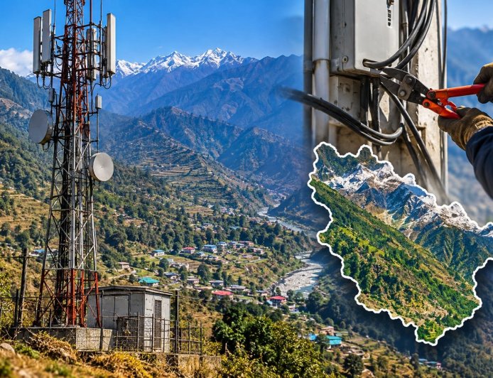 चमोली में 15 गांवों का मोबाइल नेटवर्क जाम, 10.07 लाख के बकाये पर BSNL टावर की बिजली कटी