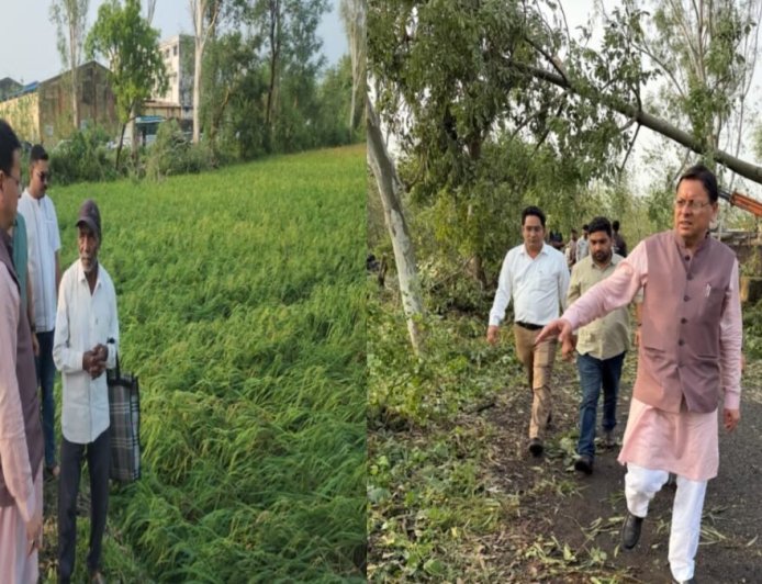 बाजपुर में हालात अत्यंत गंभीर, मौसम ने बर्बाद की फसलें, सीएम धामी ने लिया संज्ञान