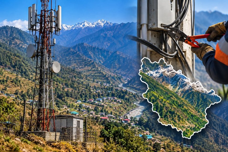 चमोली में 15 गांवों का मोबाइल नेटवर्क जाम, 10.07 लाख के बकाये पर BSNL टावर की बिजली कटी