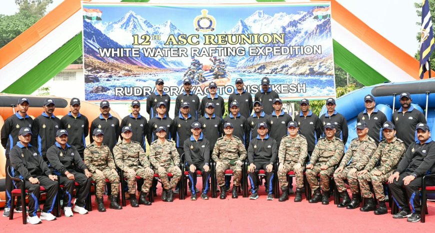 आर्मी सर्विस कोर व्हाइट वॉटर राफ्टिंग एक्सपीडिशन 2026: मेजर जनरल तिवारी ने देहरादून से किया रवाना