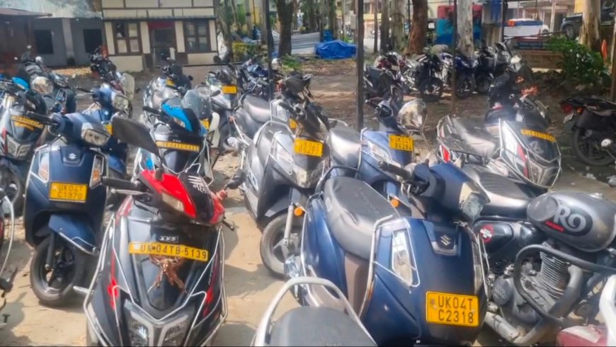 नैनीताल पुलिस की सख्ती: ट्रैफिक नियमों के उल्लंघन में 73 वाहन सीज, 258 चालान जारी