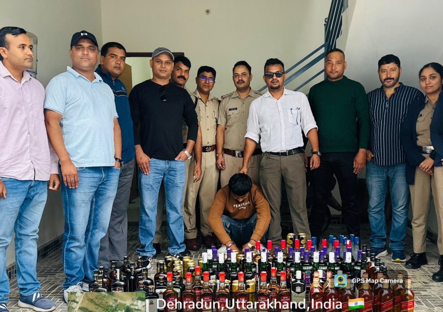 देहरादून में लॉ स्टूडेंट का शराब सप्लाई नेटवर्क, 95 बोतलें बरामद