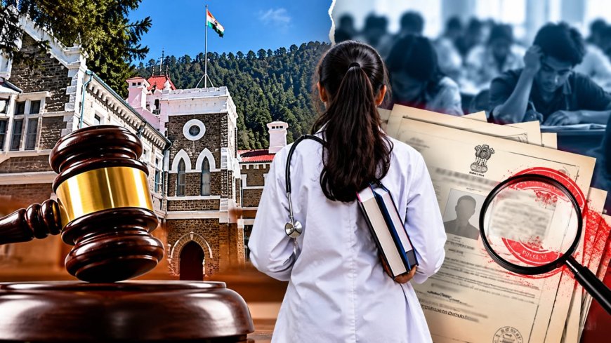 उत्तराखंड हाई कोर्ट में फर्जी प्रमाणपत्रों से MBBS सीटों की हेराफेरी, जनहित याचिका दायर
