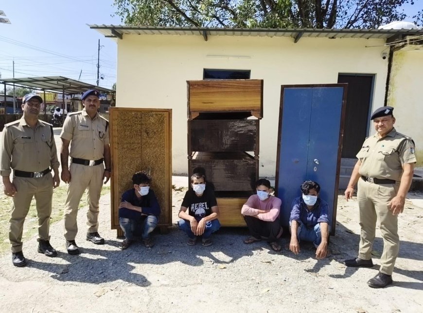 बंद हॉस्टल से 30 लाख का सामान चोरी: 4 युवकों की गिरफ्तारी के पीछे का सच