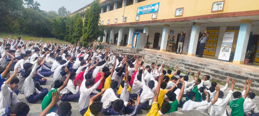 स्वच्छता ही सेवा पखवाड़ा 2026: 300 विद्यार्थियों ने एच.एन. इंटर कॉलेज में सीखा कचरा पृथक्करण और ‘3R’ की तकनीकें